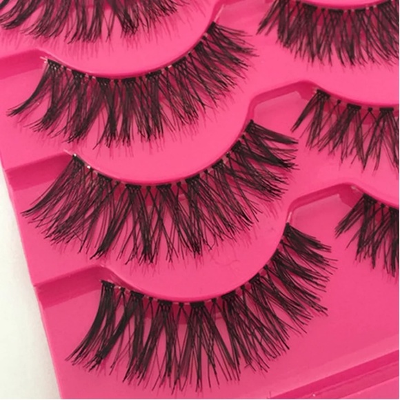 Other - 5 Pair Crisscross Faux Mink False Eyelashes